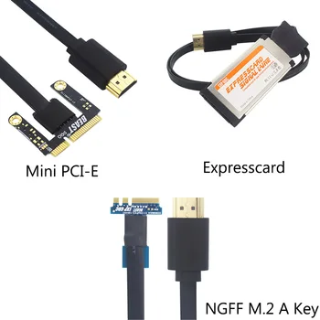 EXP GDC Kabelis Mini PCI-E|NGFF M. 2 A/E Klavišą, Kabelinė|Expresscard 